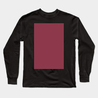 maroon Long Sleeve T-Shirt